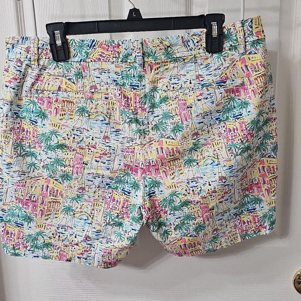 Talbots Girlfriend Chino Short 12P Scenic Coastal Print - Picture 4 of 7